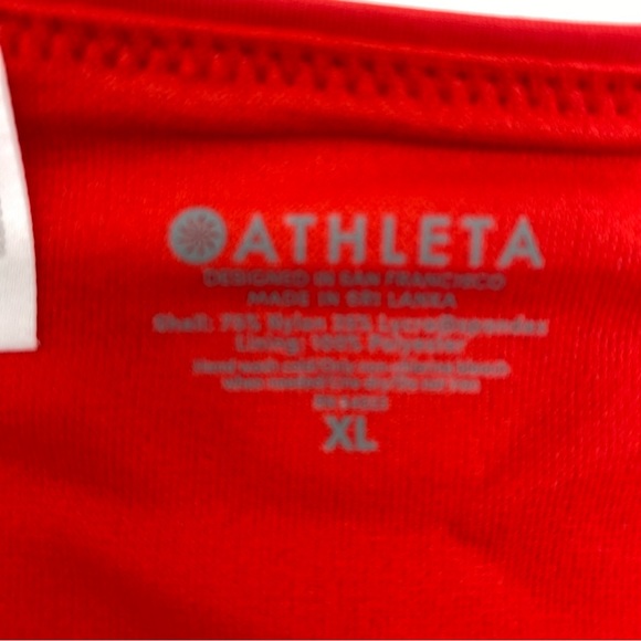 Athleta Red Clean Medium Bikini Bottom XL NWT - Picture 7 of 10